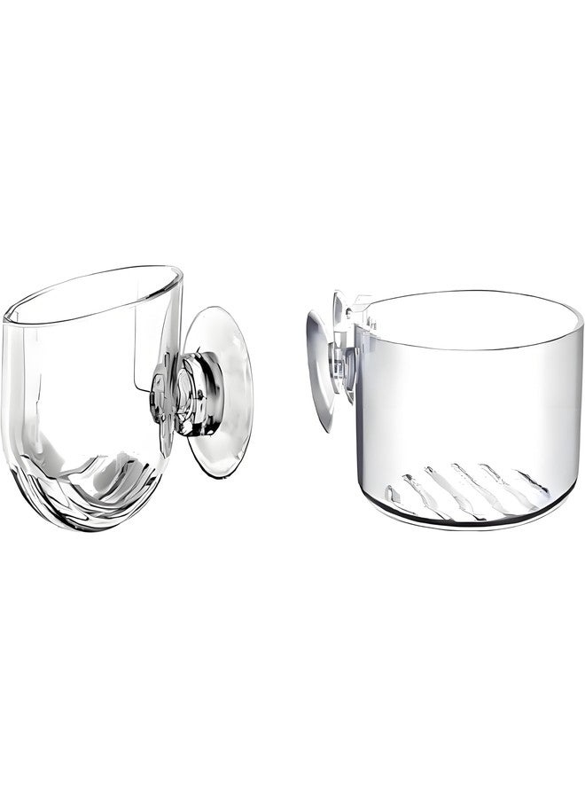 Kryoflare 2Pcs Aquarium Plant Pot, Fish Tank Planter with Suction Cups, Plants Holder Decoration Cup - Image 1
